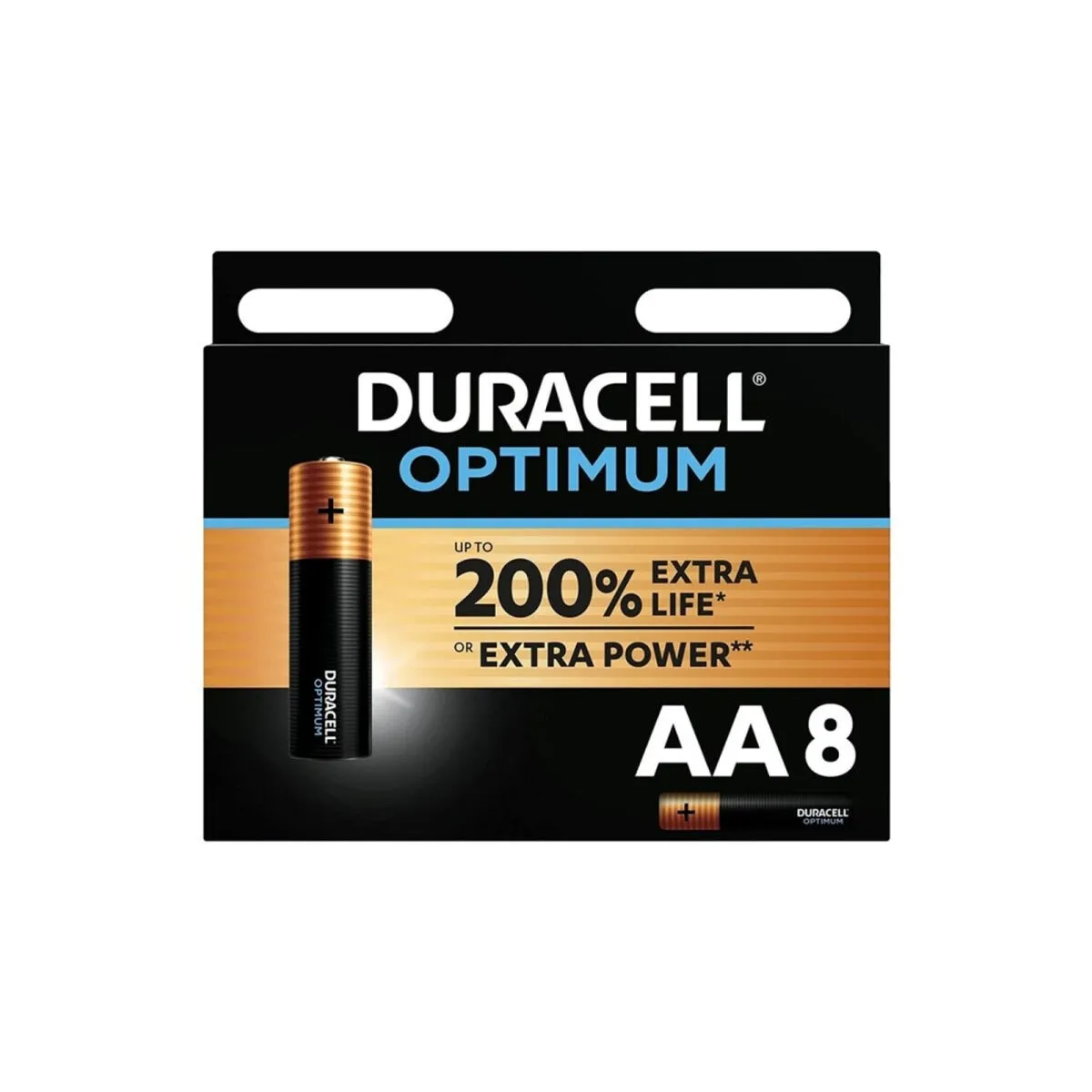 Optimum 200 Alkaline Batterie Aa Lr6 8 Einheit von Duracell | Fesselliebe.de