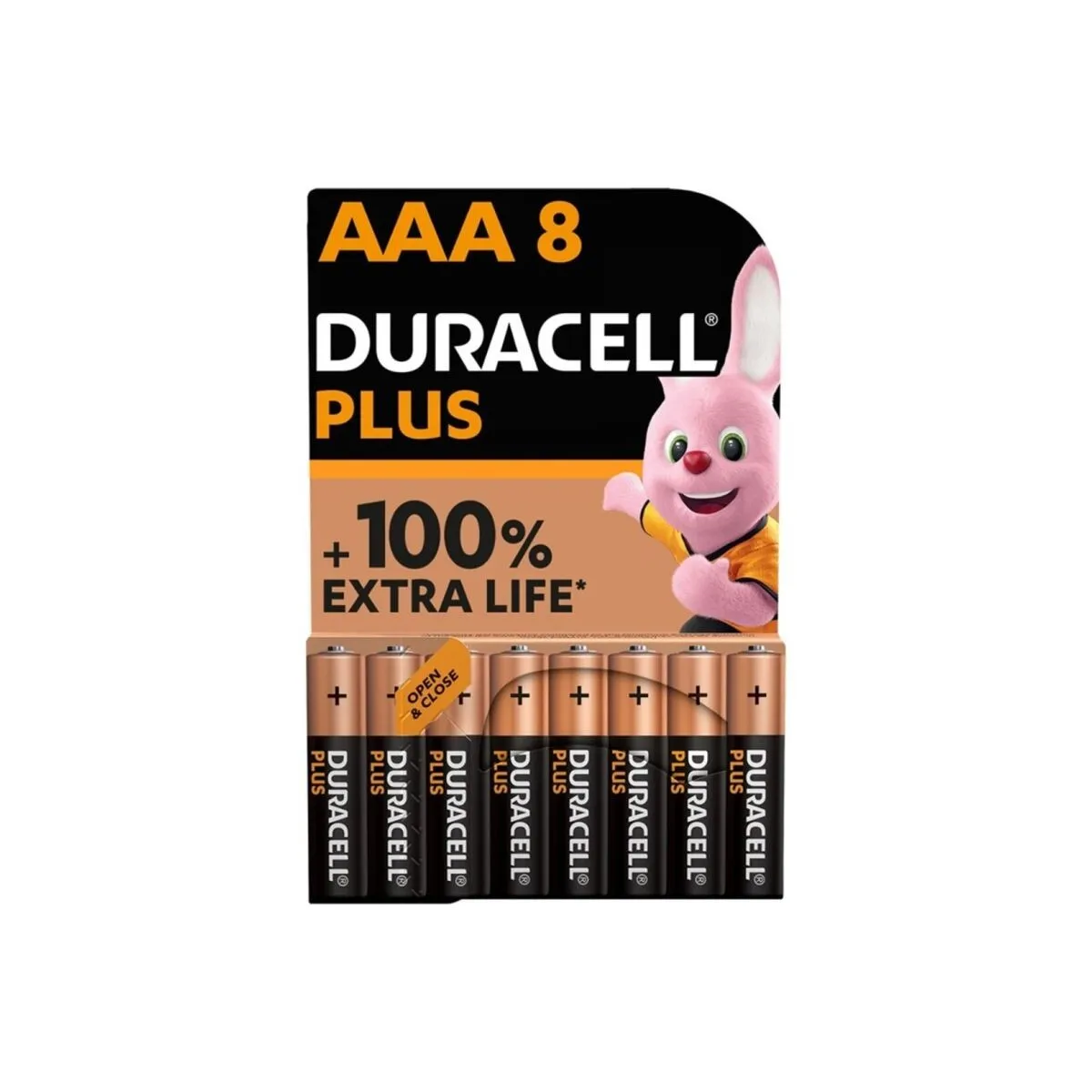 Plus Power 100 Alkaline Batterie Aaa Lr03 8 Einheit von Duracell | Fesselliebe.de