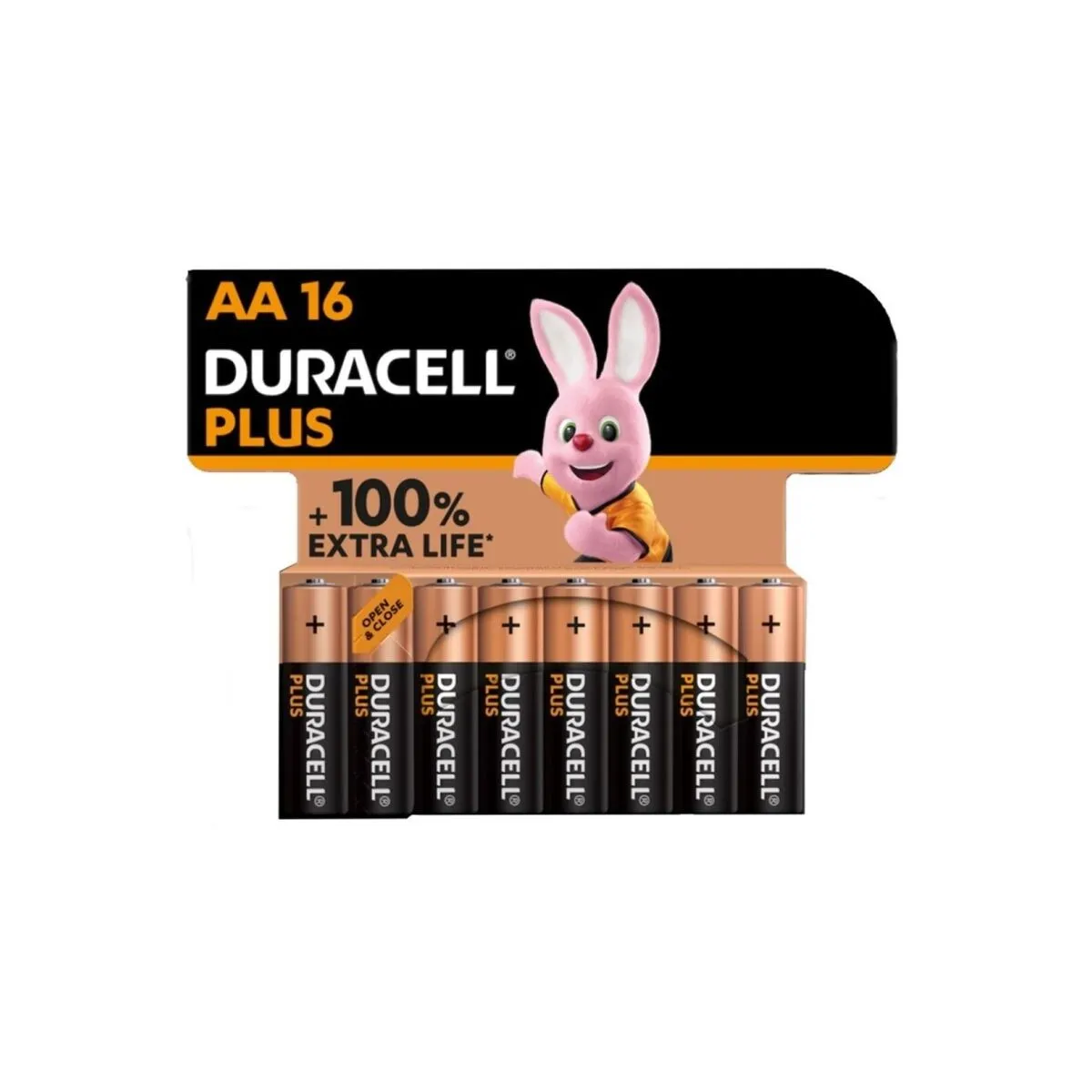 Plus Power 100 Alkaline Batterie Aa Lr6 16 Einheit von Duracell | Fesselliebe.de