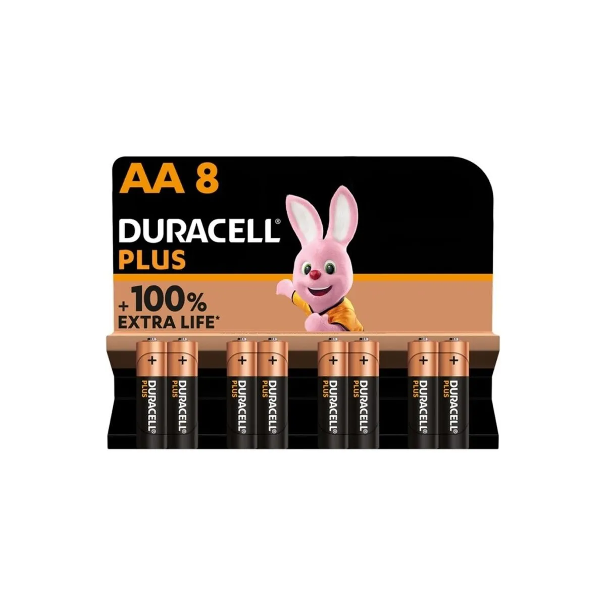Plus Power 100 Alkaline Batterie Aa Lr6 8 Einheit von Duracell | Fesselliebe.de