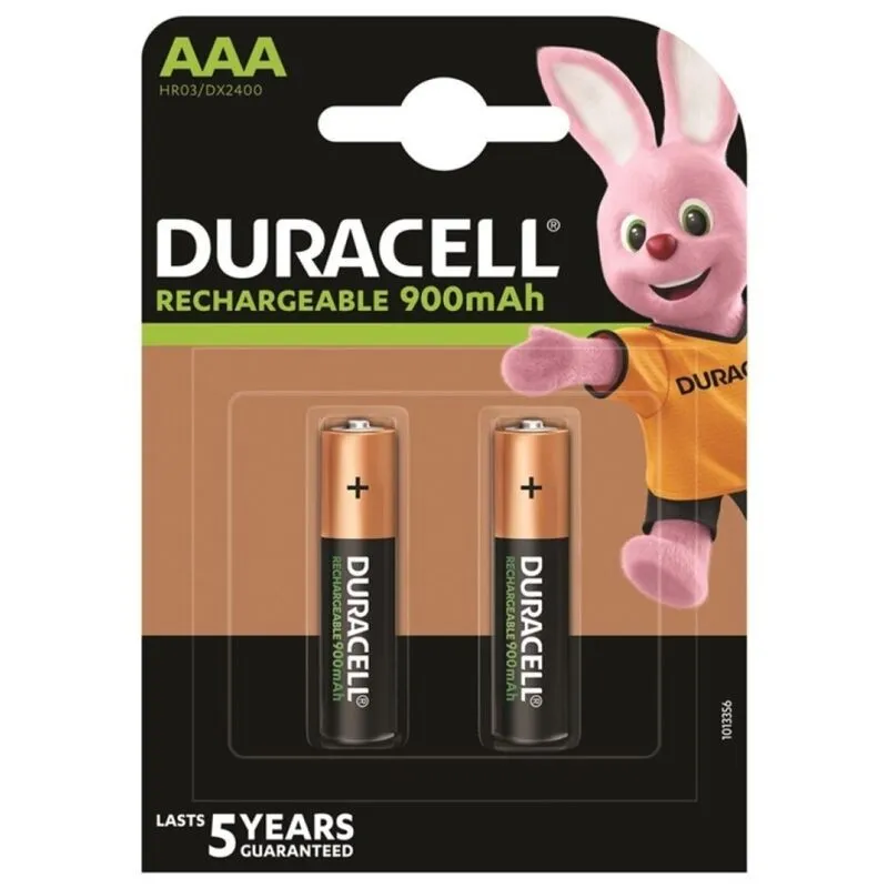Wiederaufladbare Batterie Hr03 Aaa 900 Mah 2 Einheit von Duracell | Fesselliebe.de