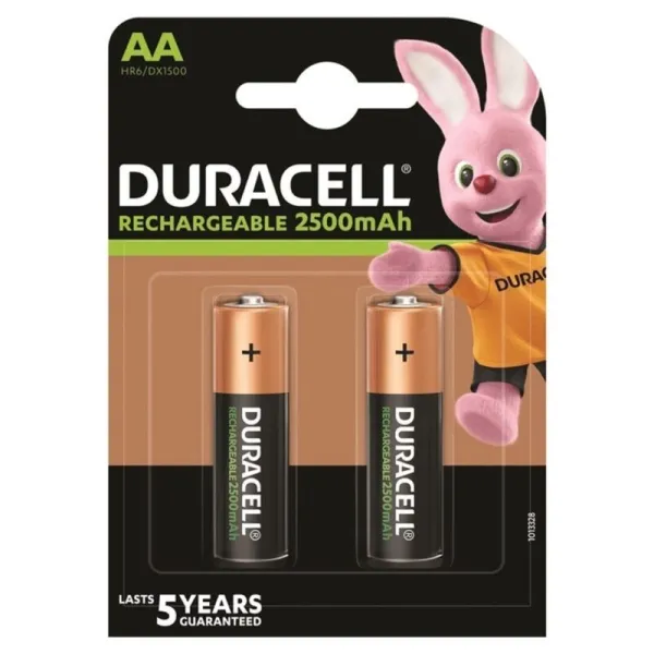 Wiederaufladbare Batterie Hr6 Aa 2500 Mah 2 Einheit von Duracell | Fesselliebe.de