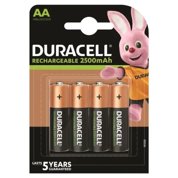 Wiederaufladbare Batterie Hr6 Aa 2500 Mah 4 Einheit von Duracell | Fesselliebe.de