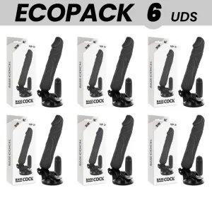 Basecock Realistischer Vibrator mit Fernbedienung Schwarz 20 cm -O- 4 cm von Basecock | Fesselliebe.de