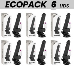 Basecock Realistischer Vibrator mit Fernbedienung Schwarz mit Hoden 19,5 cm -O- 4 cm von Basecock | Fesselliebe.de