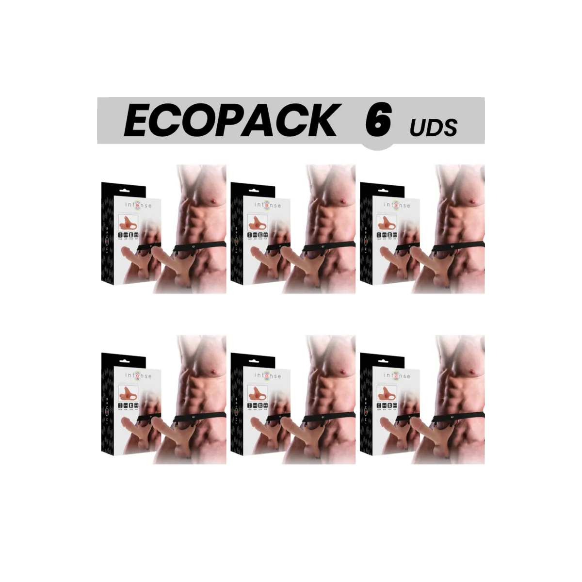 Intense Hohlgeschirr mit Dildo 16 X 3,5 cm von Intense | Fesselliebe.de