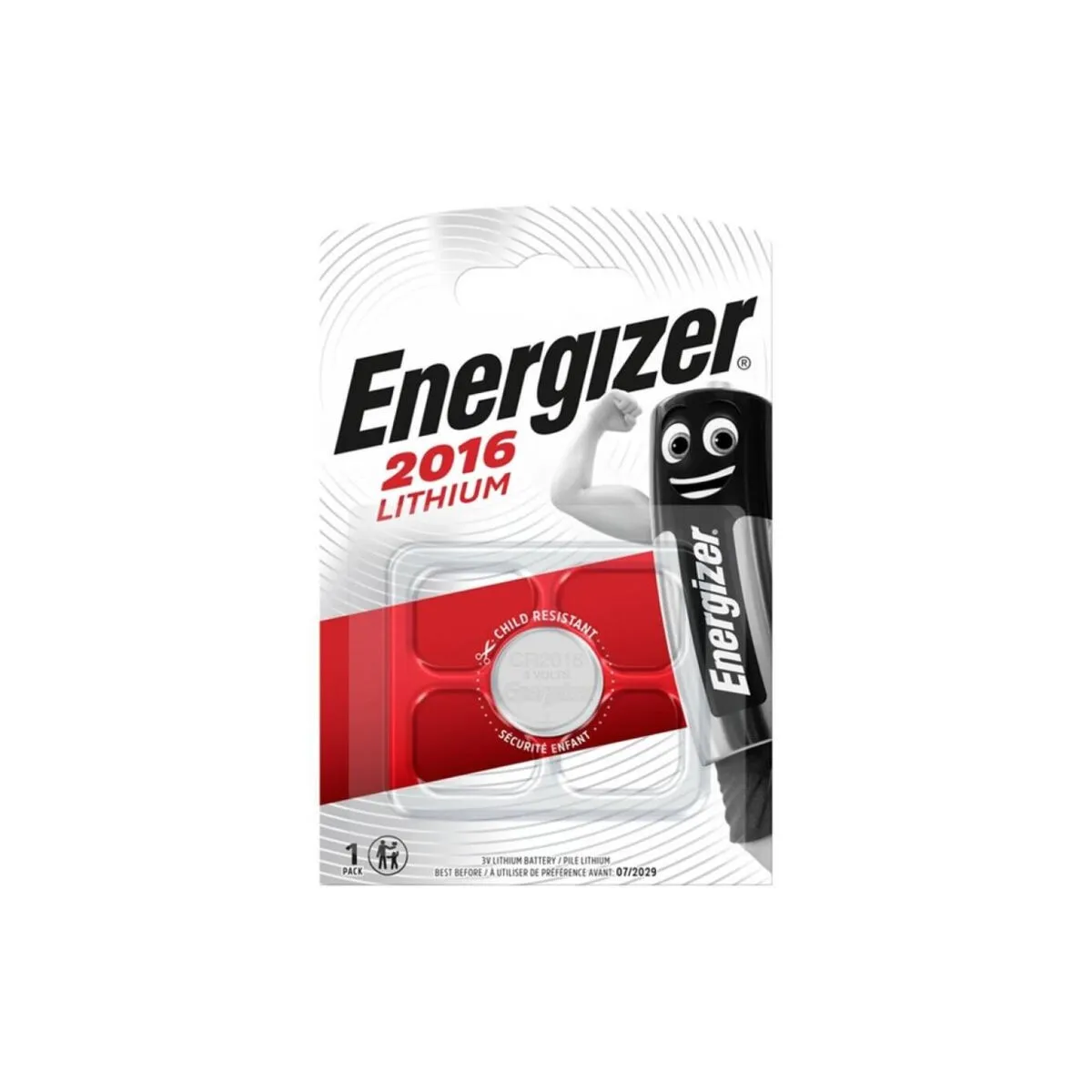 Batterie Lithium Taste Cr2016 3v 1 Einheit von Energizer | Fesselliebe.de