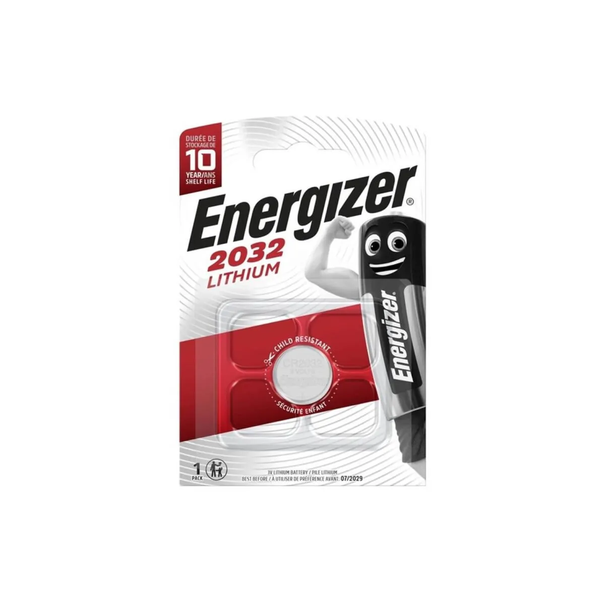 Batterie Lithium Taste Cr2032 3v 1 Einheit von Energizer | Fesselliebe.de