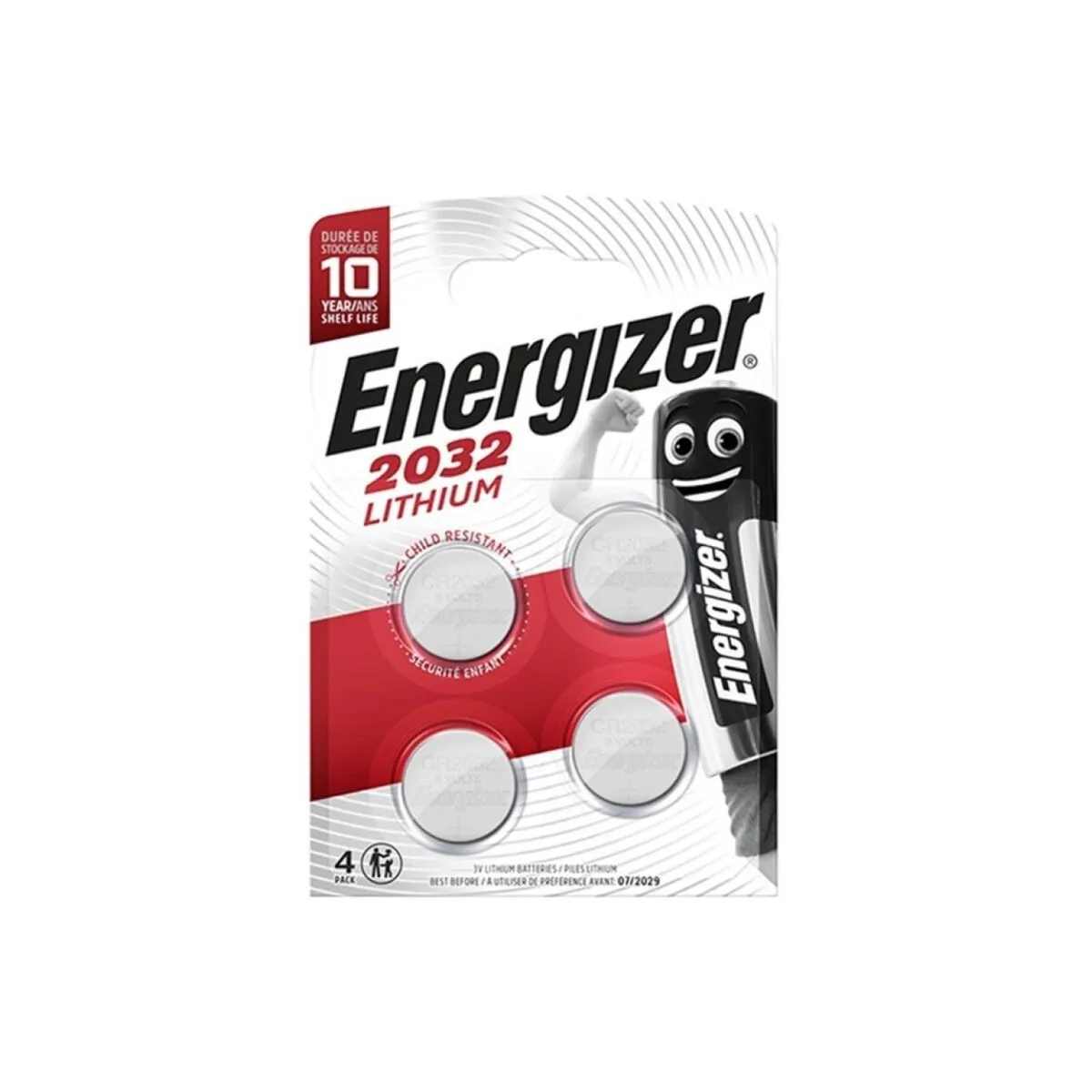 Batterie Lithium Taste Cr2032 3v 4 Einheit von Energizer | Fesselliebe.de
