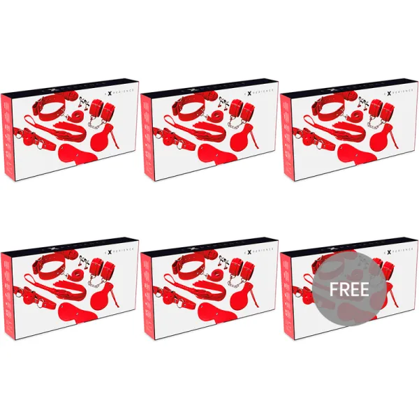 Bdsm-Fetisch-Kit Red Serie 5+1 Kostenlos von Experience | Fesselliebe.de