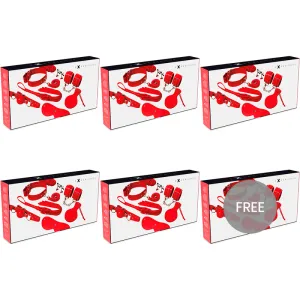 Bdsm-Fetisch-Kit Red Serie 5+1 Kostenlos von Experience | Fesselliebe.de