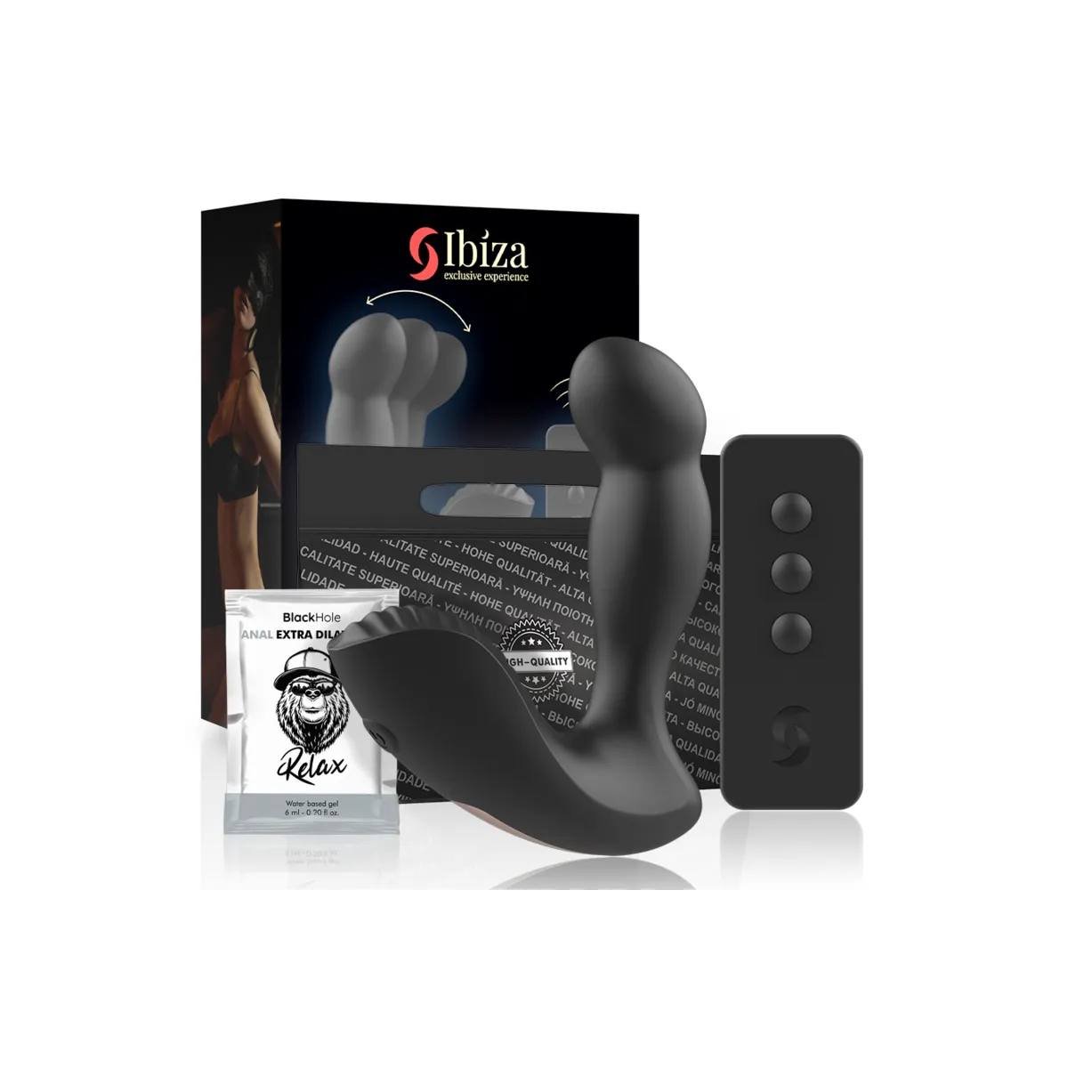 Analmassager mit Fernbedienung 11 X 4 cm von Ibiza | Fesselliebe.de