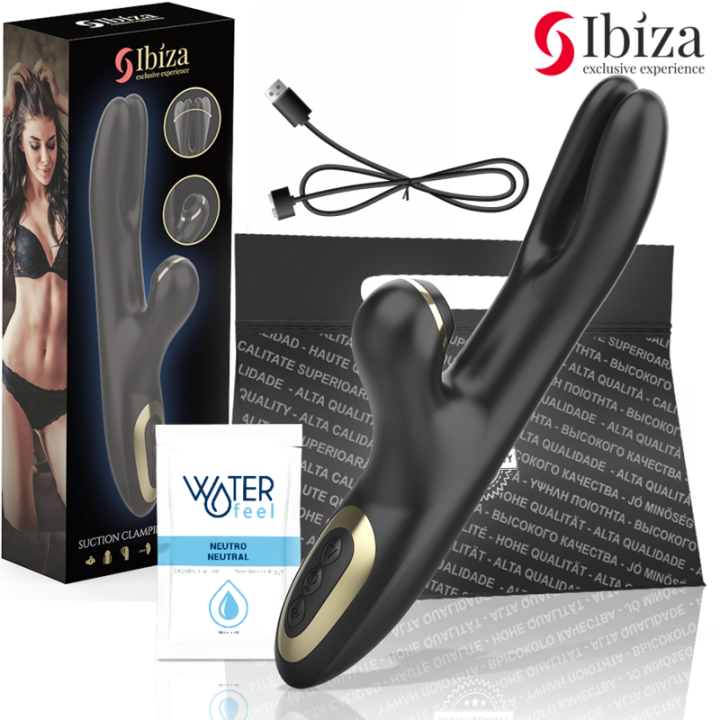 Doppelvibrator Klemme Schwarz von Ibiza | Fesselliebe.de