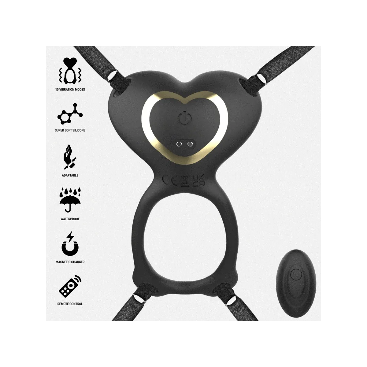 Herz-Panty-Partnervibrator mit Fernbedienung von Ibiza | Fesselliebe.de