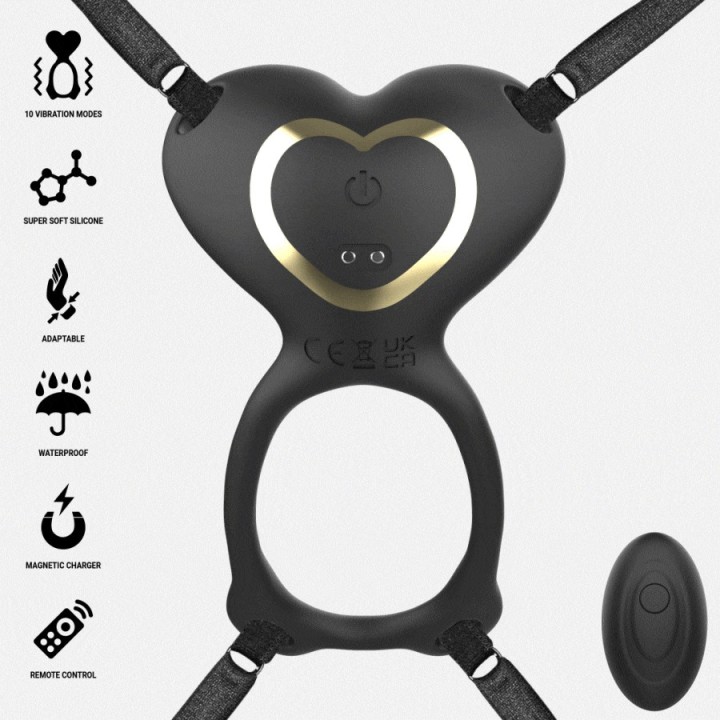 Herz-Panty-Partnervibrator mit Fernbedienung von Ibiza | Fesselliebe.de