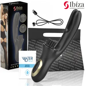 Hi-Tech Rabitt Brushing Mehrzellen-Klitorial- und Doppelwellenvibrator von Ibiza | Fesselliebe.de