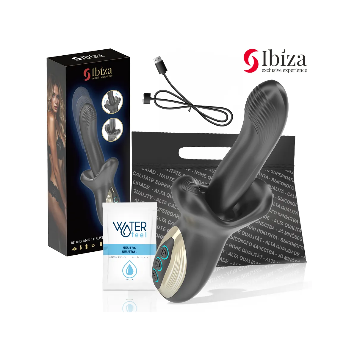 Kraftvoller Rotating Biting Vibrator von Ibiza | Fesselliebe.de