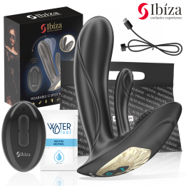 Tragbarer Vibrator mit G-Punkt- und Klitorisstimulation mit Fernbedienung von Ibiza | Fesselliebe.de