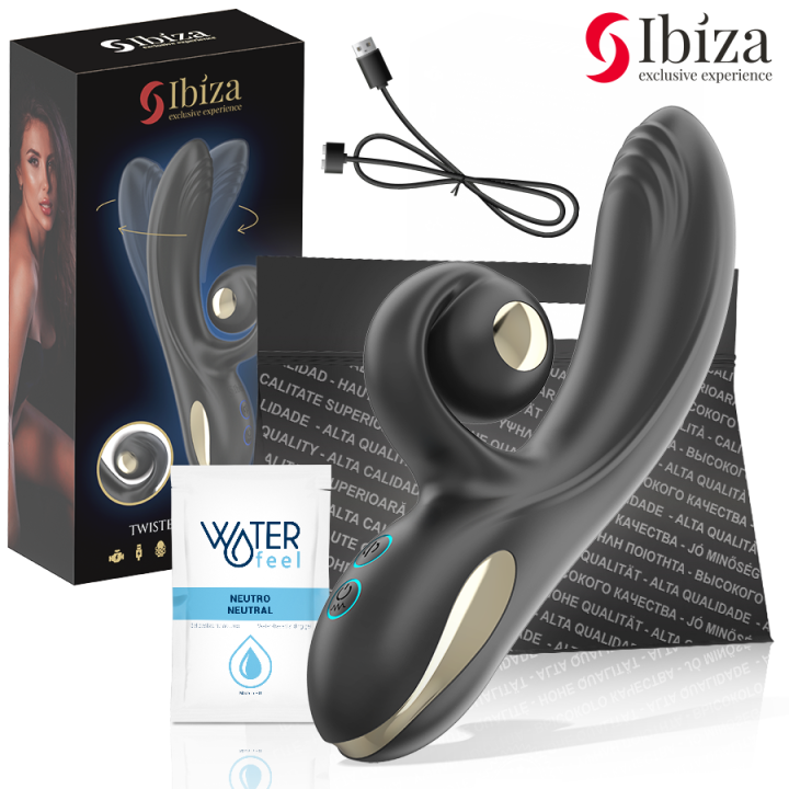 Twister Vibrator mit Kurvenstimulator und Vibro-Rotation von Ibiza | Fesselliebe.de