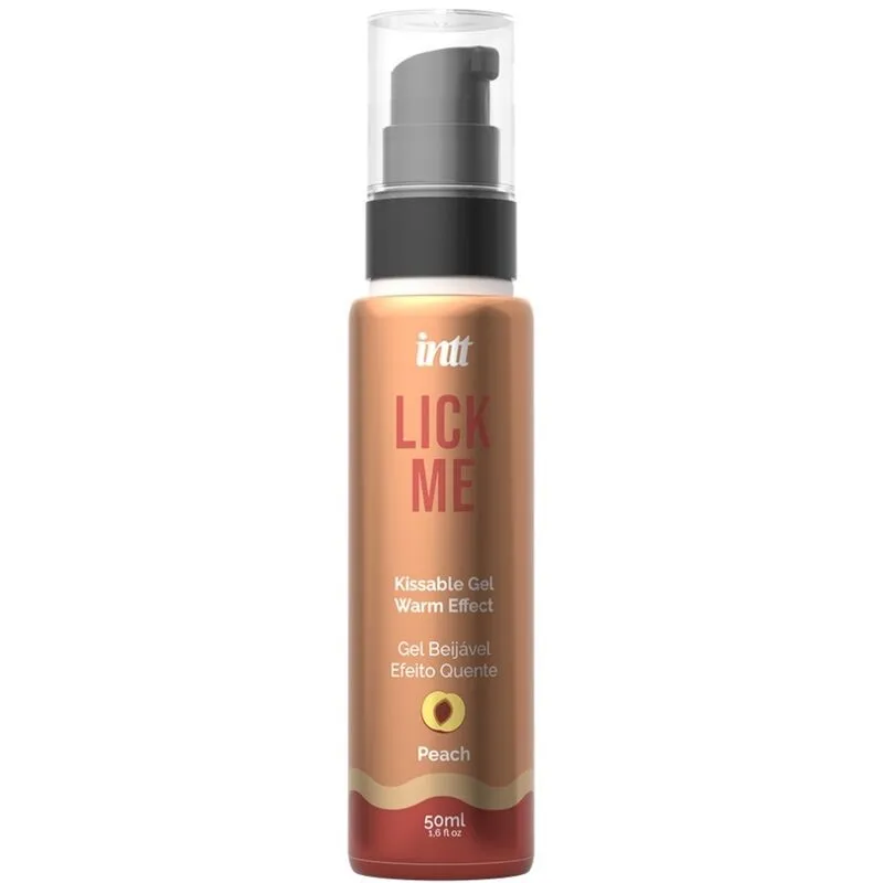 Lick Me Peach Essbares Gel Wärmeeffekt von Intt Lubricants | Fesselliebe.de