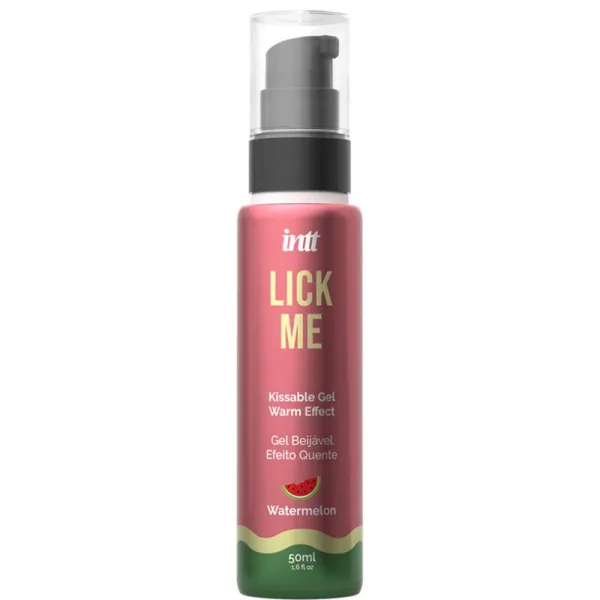 Lick Me Wassermelone Essbares Gel Wärmeeffekt von Intt Lubricants | Fesselliebe.de