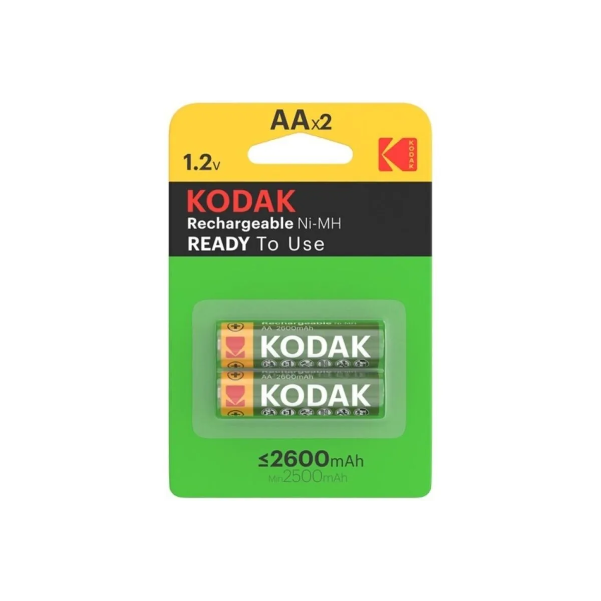 Hr6 Aa 2600 Mah wiederaufladbare Batterie Blister*2 von Kodak | Fesselliebe.de