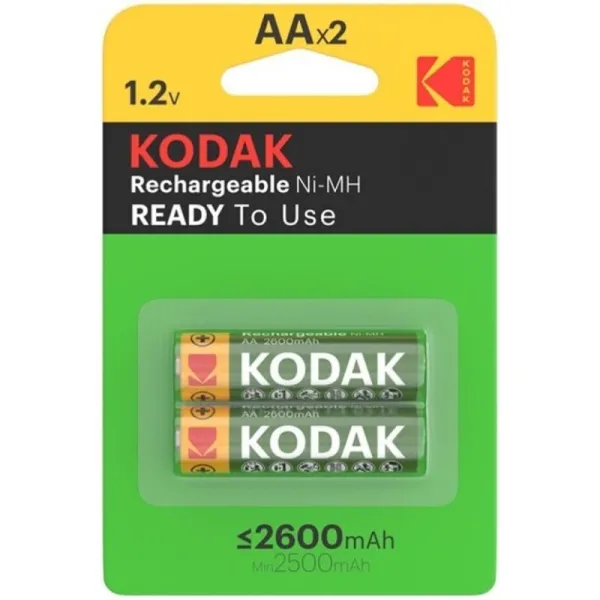 Hr6 Aa 2600 Mah wiederaufladbare Batterie Blister*2 von Kodak | Fesselliebe.de