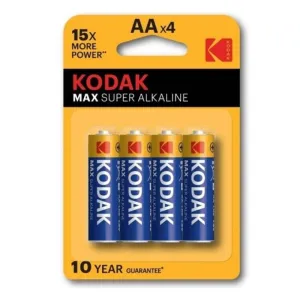 Max Alkaline Batterie Aa Lr6 Blister * 4 von Kodak | Fesselliebe.de