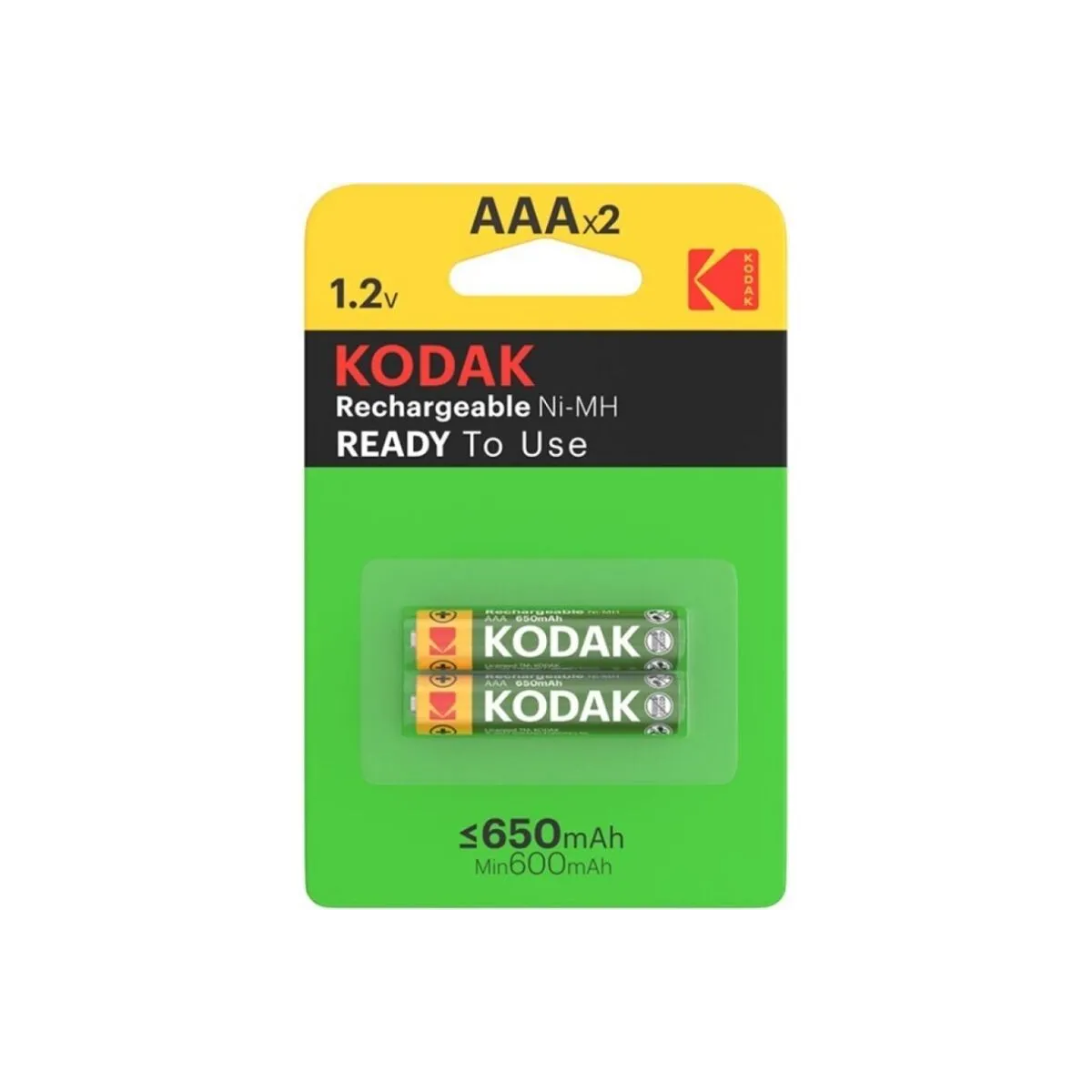 Wiederaufladbare Batterie Hr03 Aaa 650 Mah Blister*2 von Kodak | Fesselliebe.de