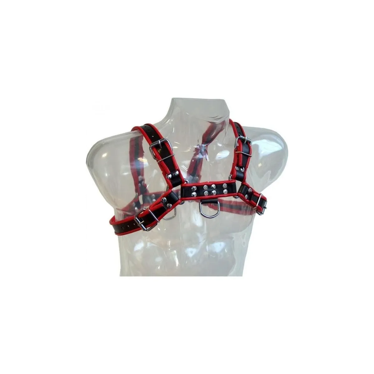 Kettenharness Iii Schwarz/Rot von Leather Body | Fesselliebe.de