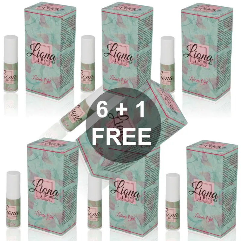 Vibrator Liquid Libido Gel 6 + 1 von Liona By Moma | Fesselliebe.de