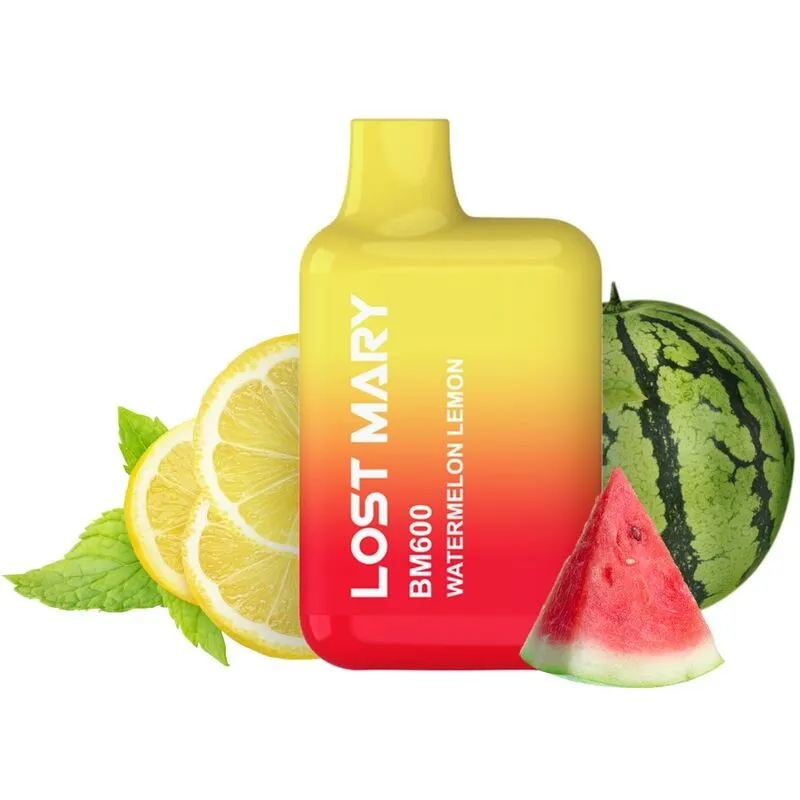 Bm600 Nicotine Vaper 2% Einweg Wassermelone Zitrone von Lost Mary | Fesselliebe.de