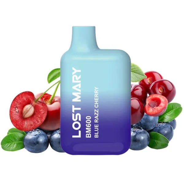 Bm600 Nikotin-Vaper 2% Einweg Blue Razz Cherry von Lost Mary | Fesselliebe.de