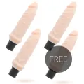 Ivar Selbstschmierender Vibrator 20 cm -O- 3,7 cm 3 + 1 Gratis von Loveclone