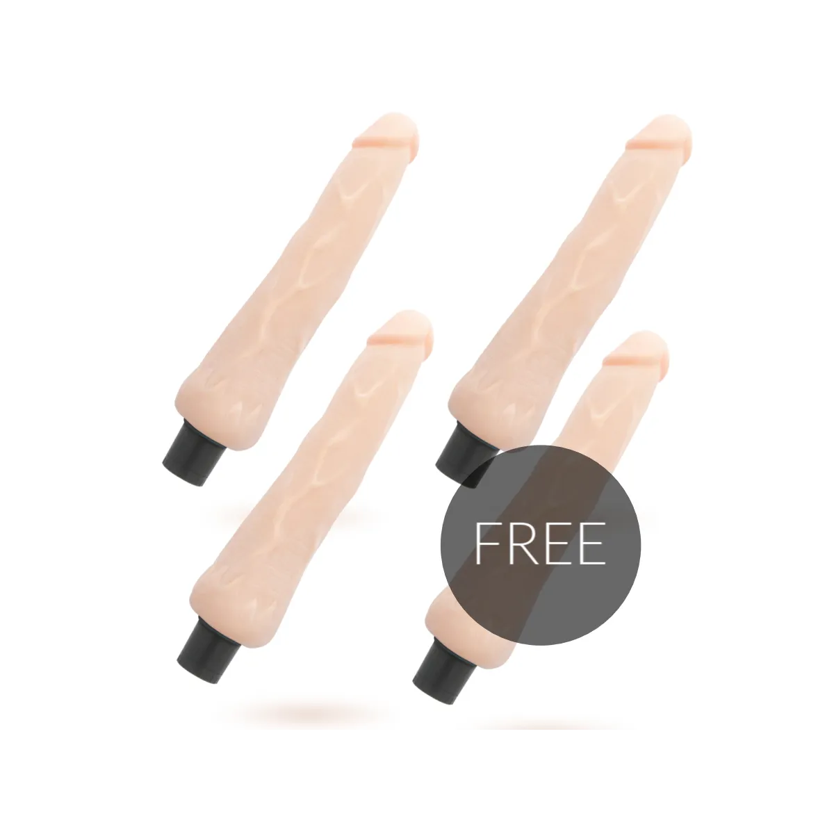 Ragnar Selbstschmierender Vibrator 24,5 cm -O- 3,5 cm 3 +1 Kostenlos von Loveclone | Fesselliebe.de