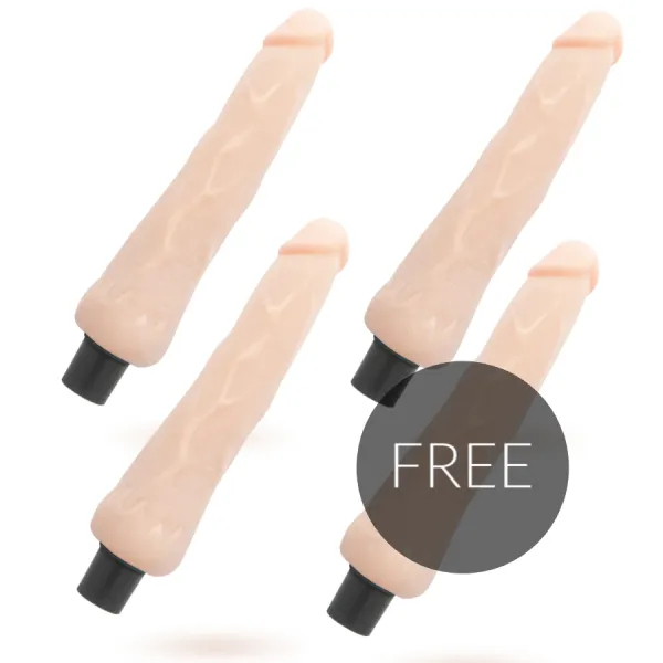 Ragnar Selbstschmierender Vibrator 24,5 cm -O- 3,5 cm 3 +1 Kostenlos von Loveclone | Fesselliebe.de