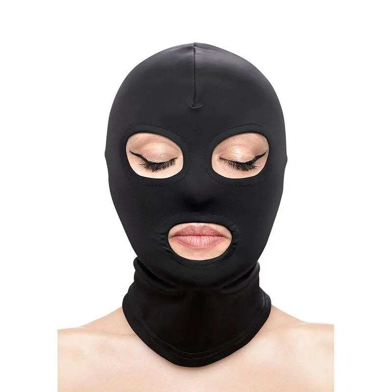 Fetish & Fashion Augen- und Mundmaske Nylon Schwarz von Ns Novelties | Fesselliebe.de