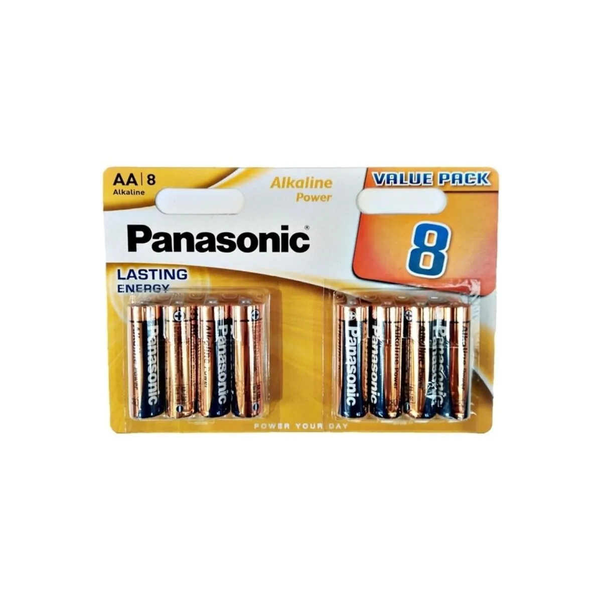 Alkaline-Batterie Aa Lr6, Bronze, 8 Stück Im Blister von Panasonic | Fesselliebe.de