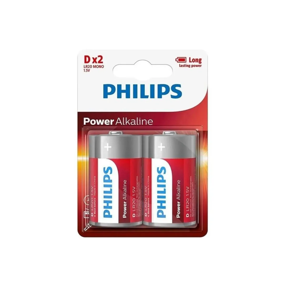 Power Alkaline Batterie D Lr20 Blister*2 von Phillips | Fesselliebe.de