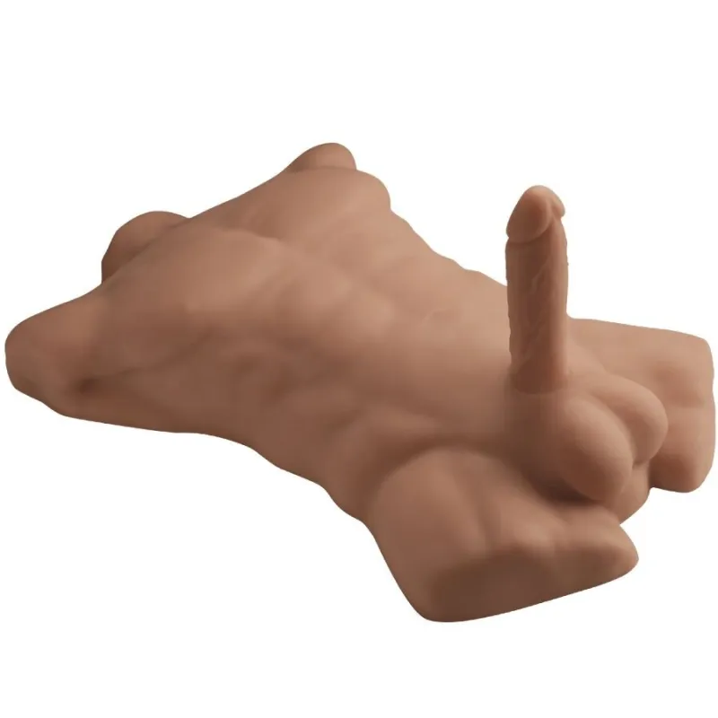 Apollo L Realistischer männlicher Torso Karamell von Silexd | Fesselliebe.de