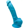 Model 1 Realistischer Penis Premium Silexpan Silikon Blau 17,5 cm von Silexd