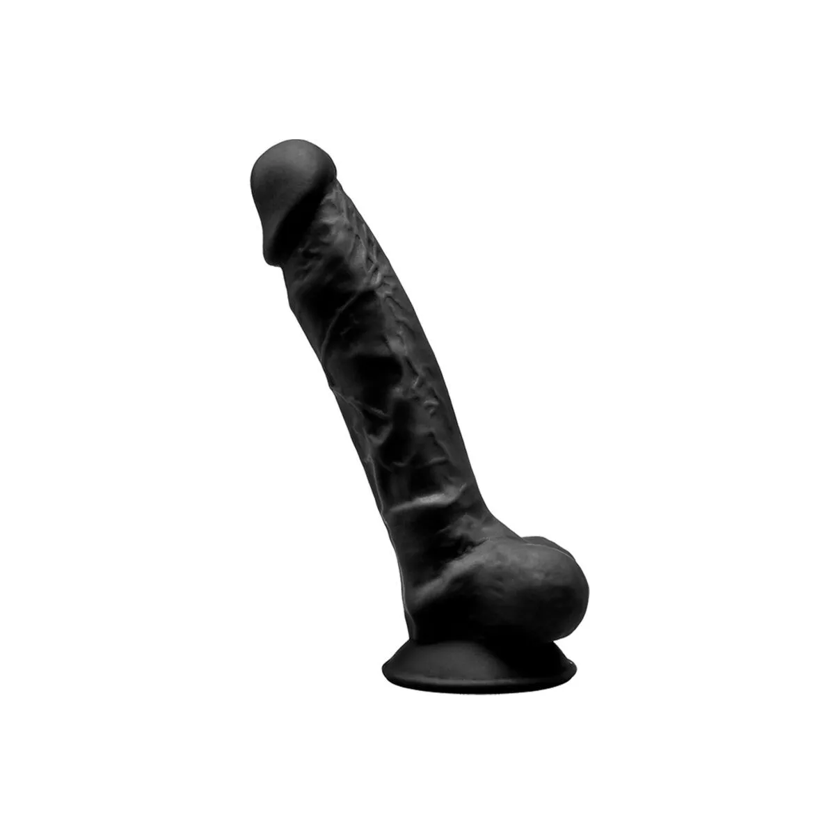 Modell 1 Realistischer Penis Premium Silexpan Silikon Schwarz 17,5 cm von Silexd | Fesselliebe.de