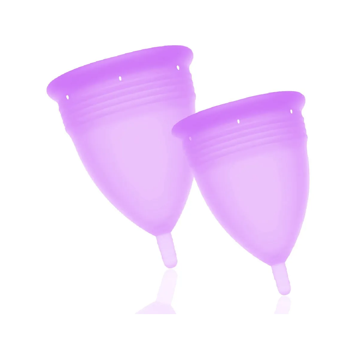 Fda Silikon-Menstrualcup Packungsgrösse S + L Lila von Stercup | Fesselliebe.de