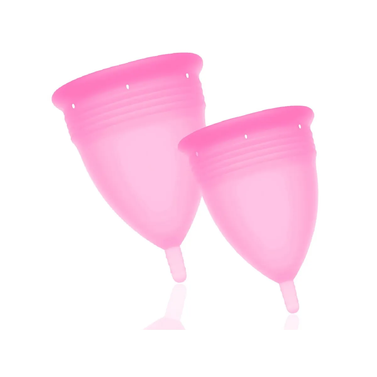 Fda Silikon-Menstrualcup Packungsgrösse S + L Rosa von Stercup | Fesselliebe.de