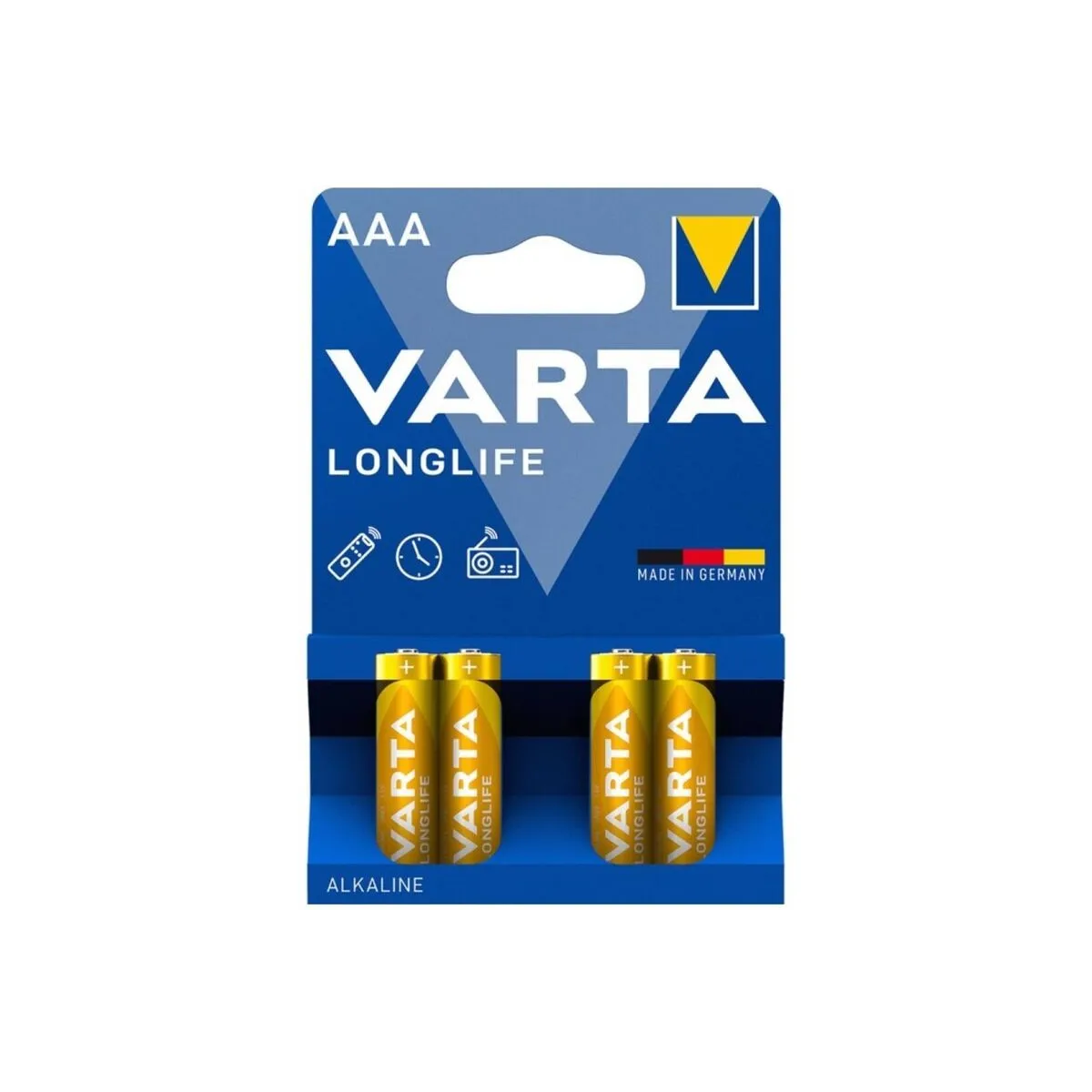 Langlebige Alkaline-Batterie Aaa Lr03 Blister*4 von Varta | Fesselliebe.de