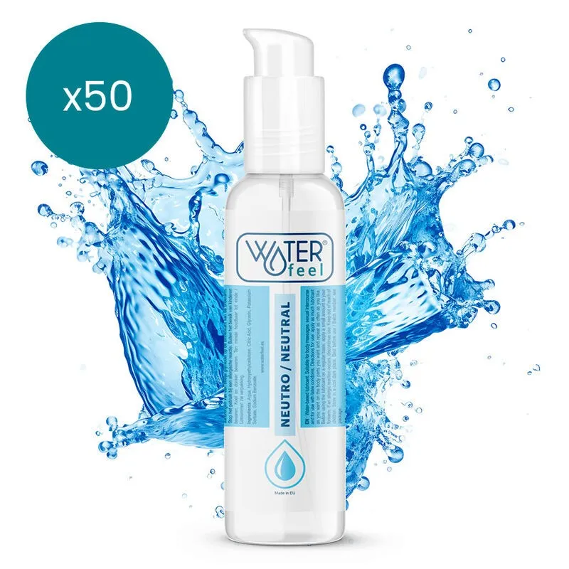 Natürliches Gleitmittel 150 ml Packung 50 Stück von Waterfeel | Fesselliebe.de