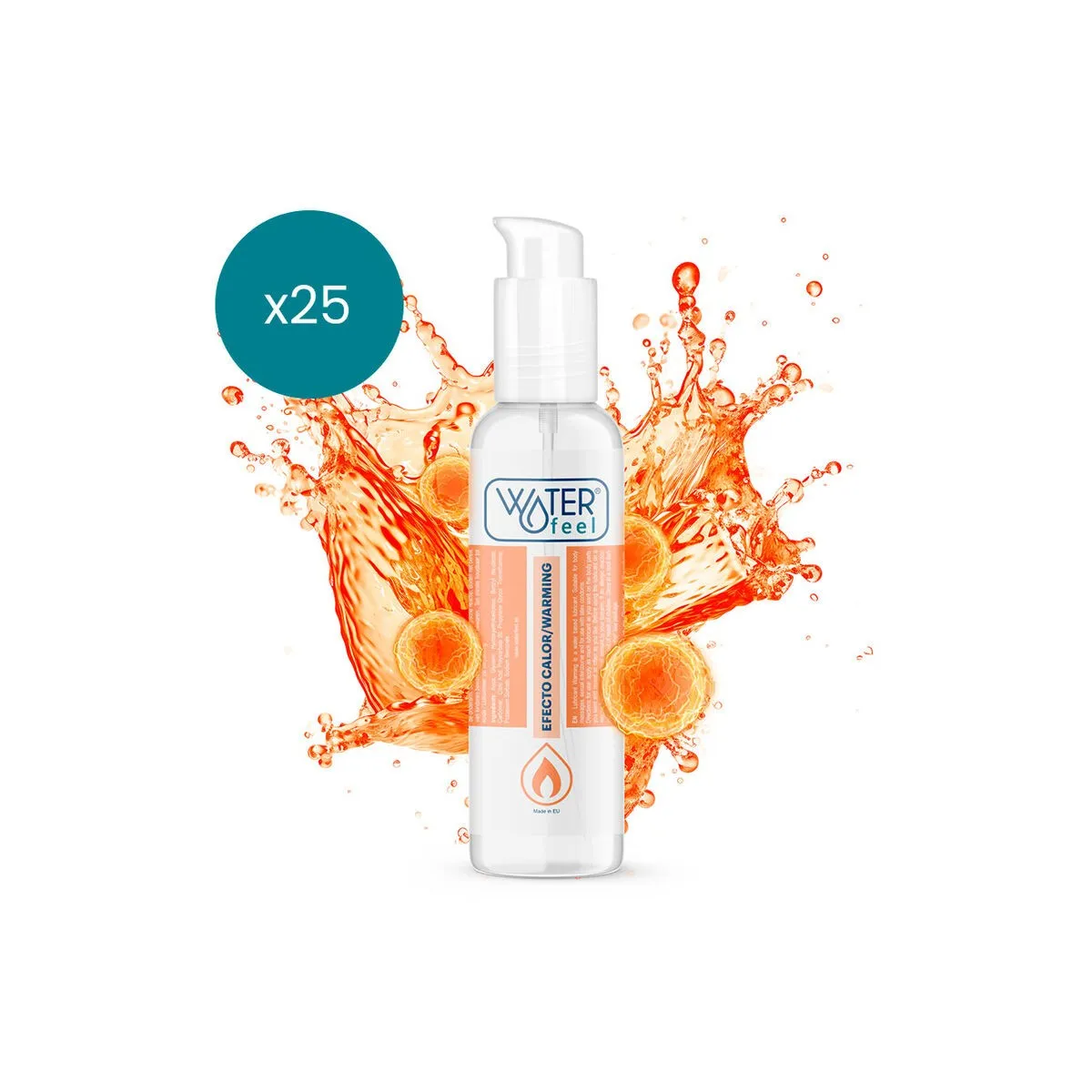 Wärmeeffekt-Gleitmittel 150 ml Packung 25 Stück von Waterfeel | Fesselliebe.de