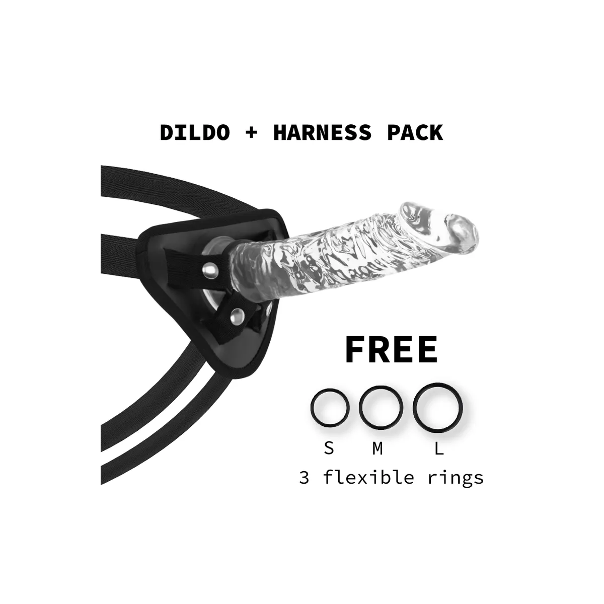 Geschirr + Klarer Hahn 21 cm -O- 4 cm von X Ray | Fesselliebe.de