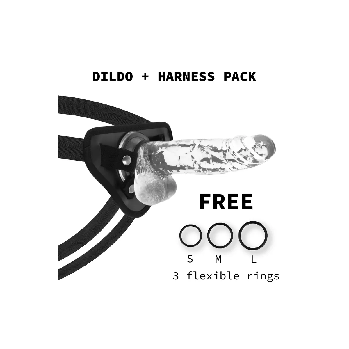 Geschirr + Klarer Hahn mit Eier 20 cm -O- 4,5 cm von X Ray | Fesselliebe.de