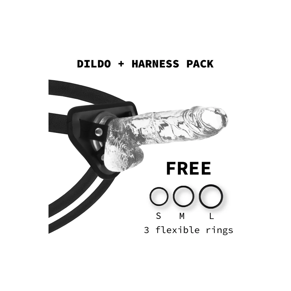 Gurt + Hahn mit Eier 22 cm -O- 4,6 cm von X Ray | Fesselliebe.de